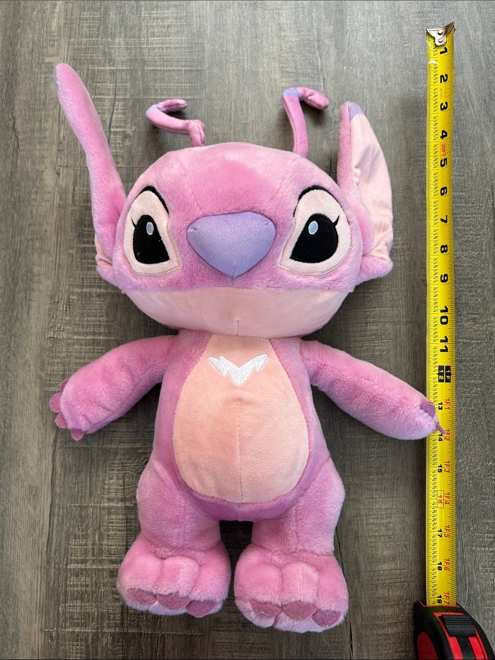 Pink Plush Angel Stitch Stuffed Toy - Soft Kids Plushie